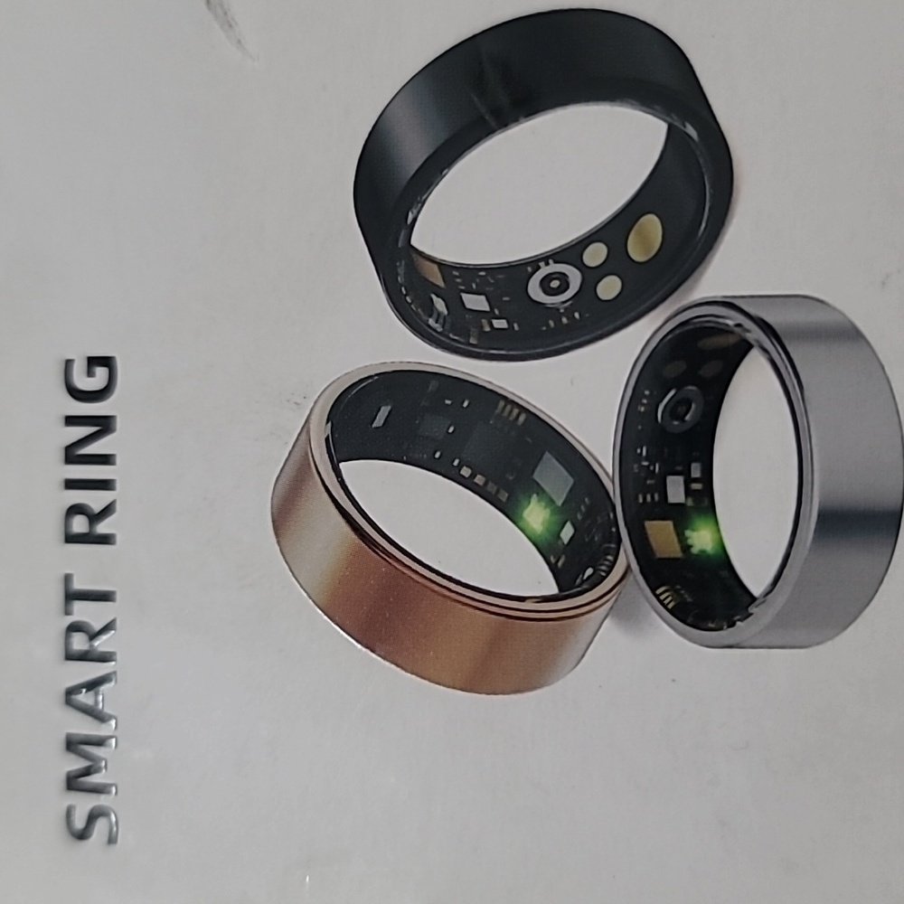 Smart Ring in Black Or Silver
